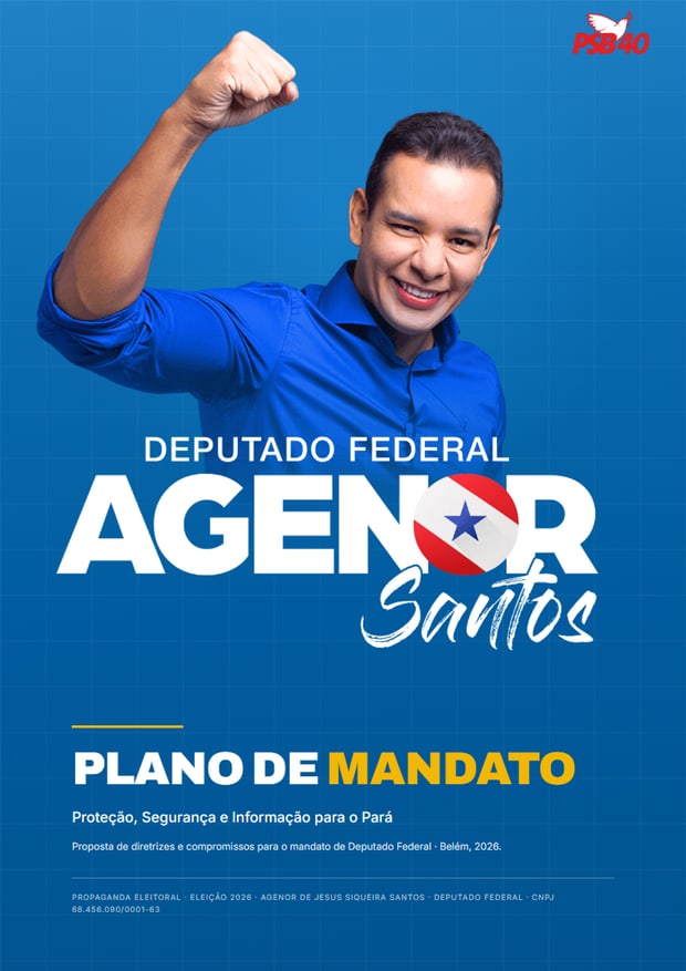 Capa do Plano de Mandato de Agenor Santos
